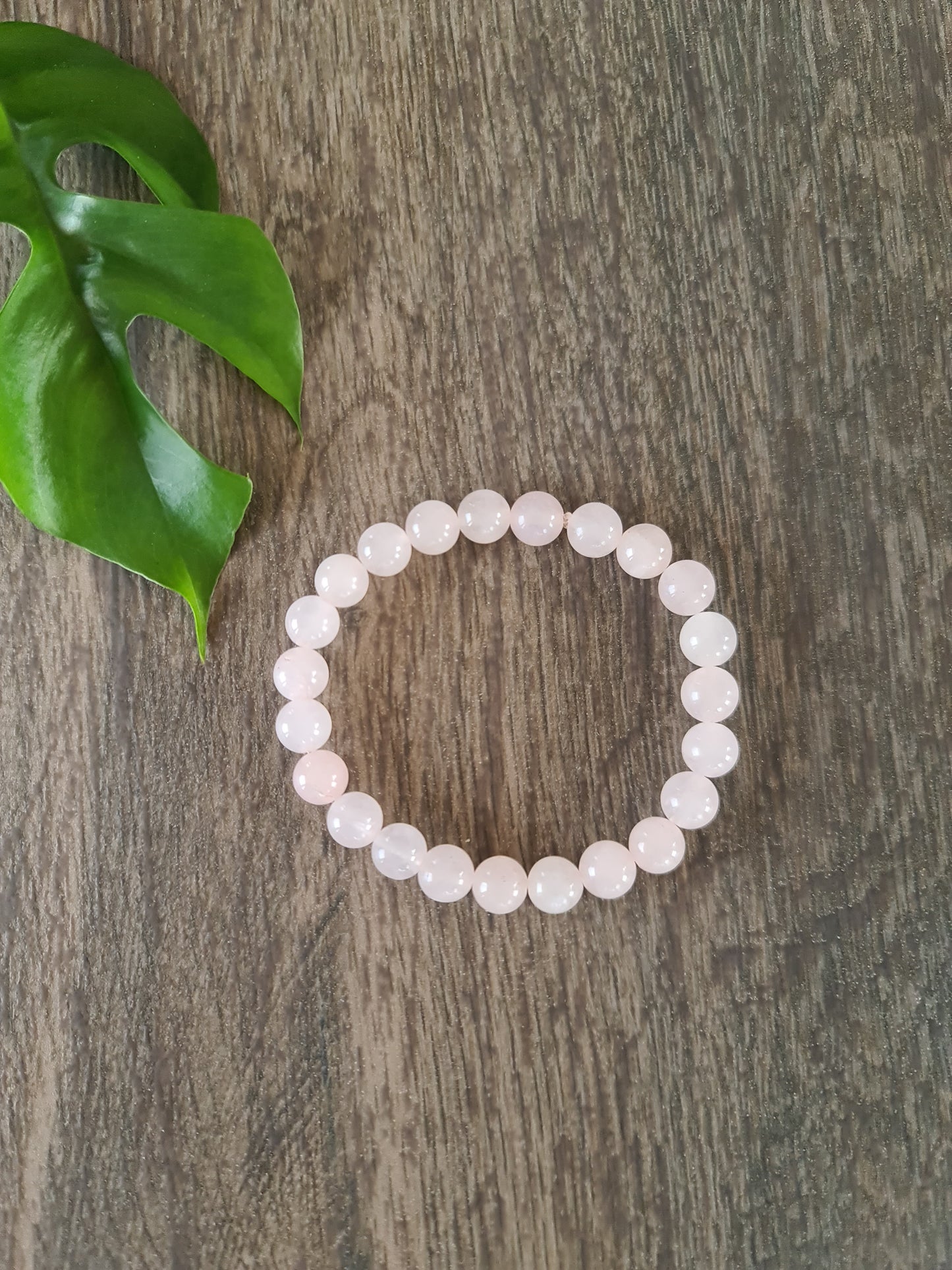 Rosenquarz Kugelarmband