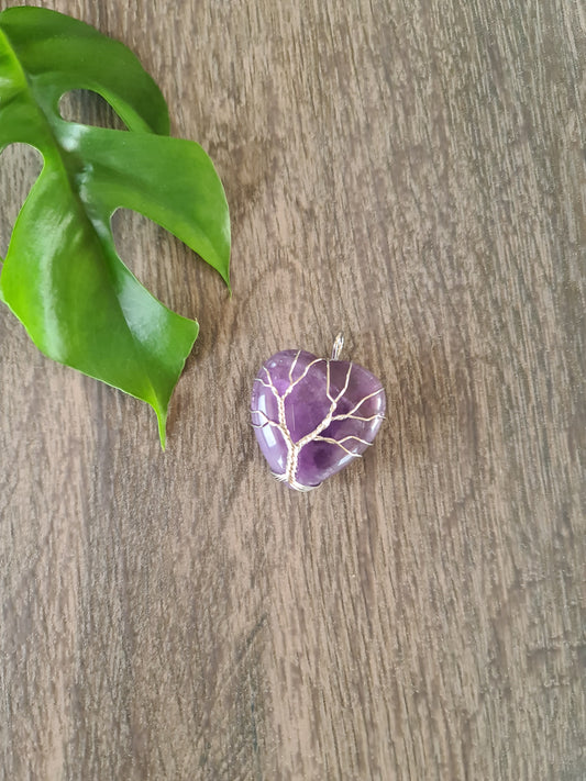 Anhänger Lebensbaum Amethyst